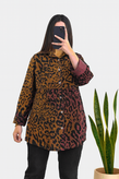 شومیز کتان پلنگی